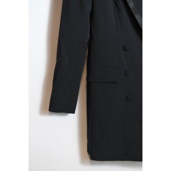 JASON WU Woman's Navy and Black Tuxedo Jacket Blazer Size S NEW - Picture 6 of 15